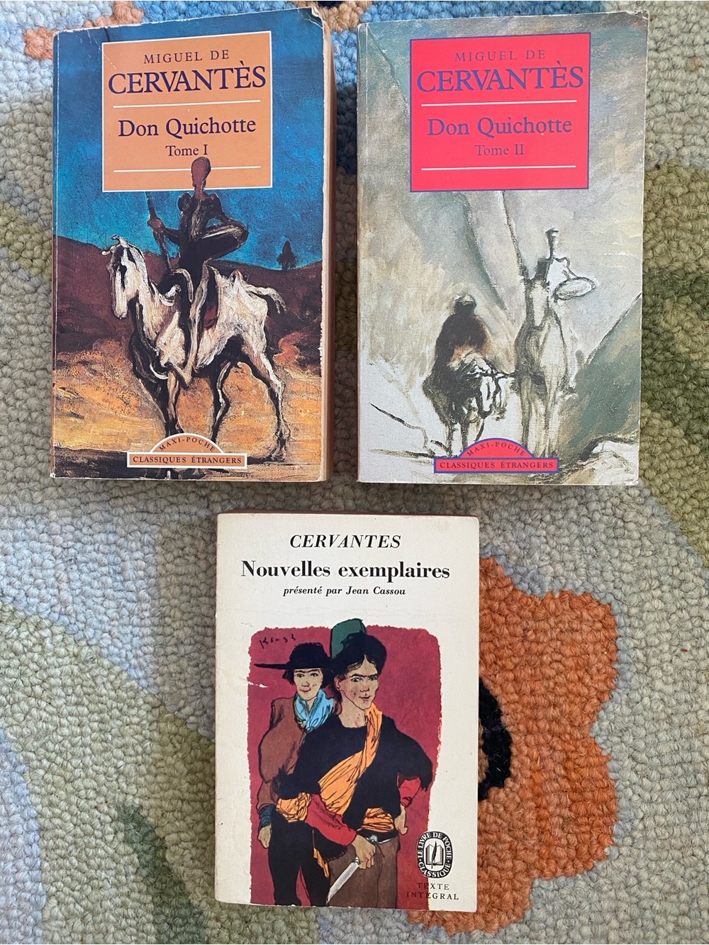 Miguel de Cervantes Saavedra - 3 French Language Paperbacks
